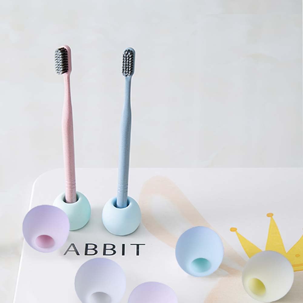 eZAKKA 4pcs Diatomite Toothbrush Holder for Bathroom