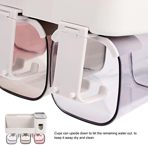 Anneome Space-Saving Wall-Mounted Toothbrush Toothpaste Organizer