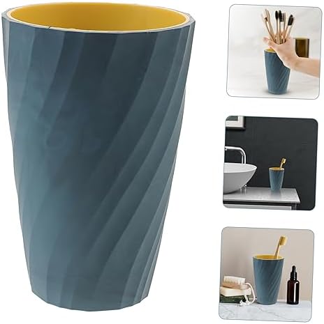 Reusable Plastic Toothbrush Tumbler Perfect for Bathroom Storage