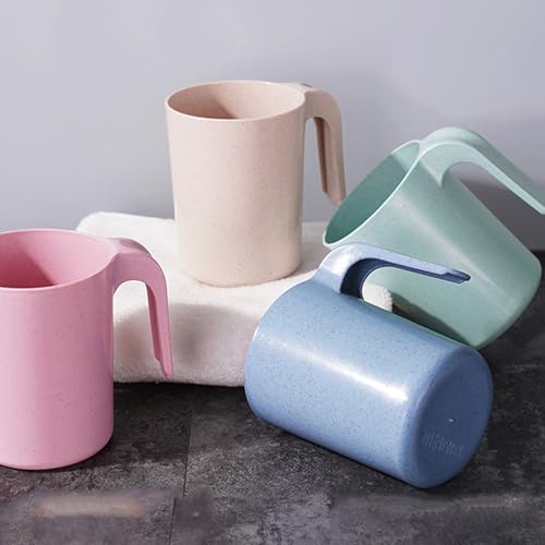 Yreeew Bathroom Tumblers Cups Mouthwash Brush Holder Portable Lightweight Travel Mug