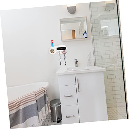 Wall-Mounted Toothbrush Cosmetics Organizer
