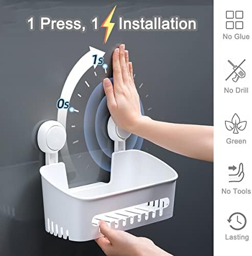 EleviSuction Shower Organizer