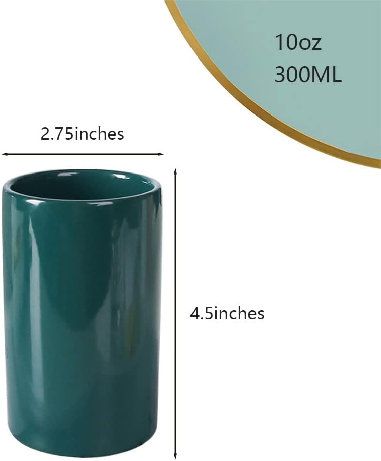 Vitbunana Ceramic Toothbrush Cup Carter for Durable and Fresh Taste