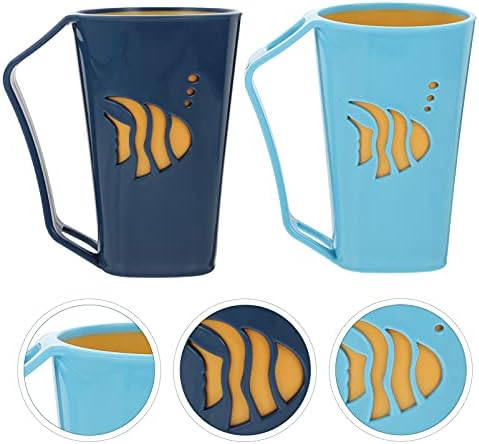 Healifty Travel Toothbrush Tumbler Set