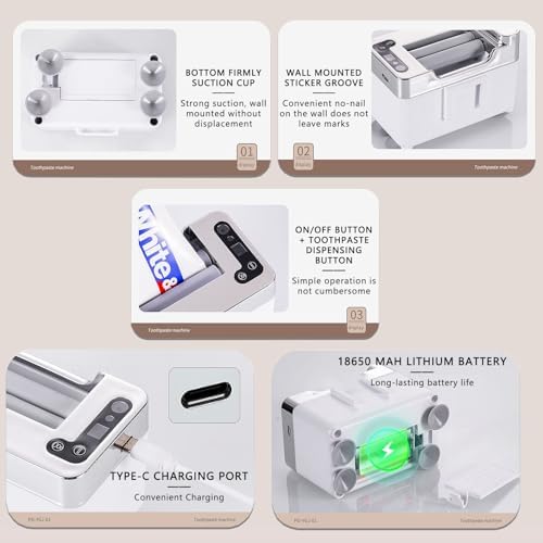 Automatic Toothpaste Squeezer for Adults Kids