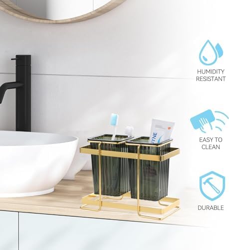 Toothbrush Holder Metal mult functional bath organizer