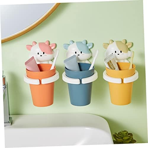 Cartoon Gargle Toothbrush Holder Wall-Mounted and Safe
