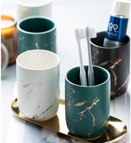 Ceramic Toothbrush Holder White