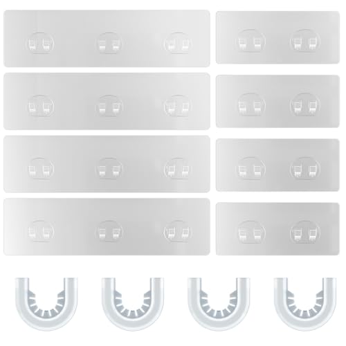Lsnisni12-Piece Replacement Shower Adhesive Caddy Hooks