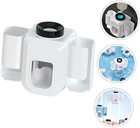 RORPOIR Wall-Mounted Toothbrush Toothpaste Organizer