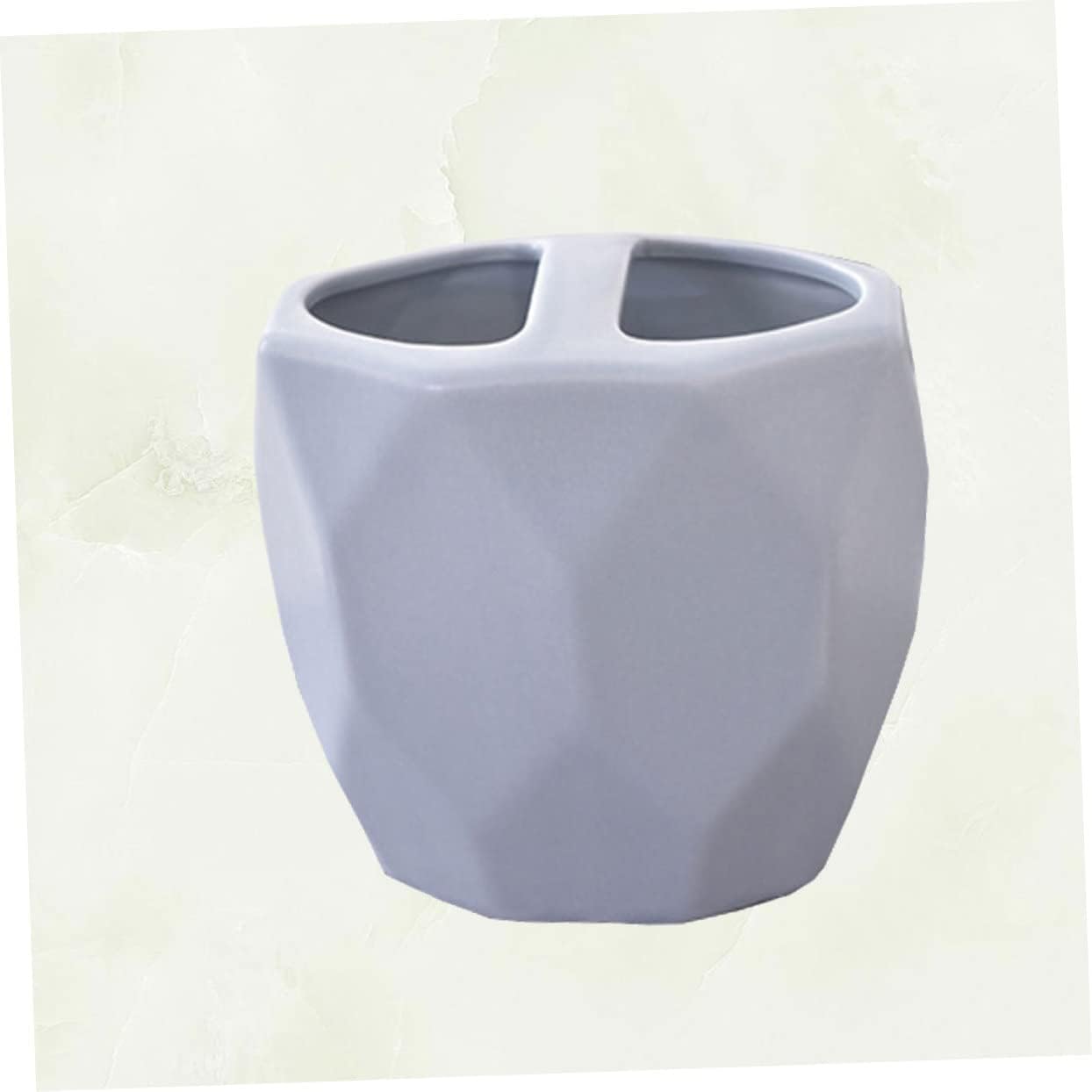 Elegant Ceramic Artistic Toothbrush Holder Modern Design Practical Stylish for your Bathroom