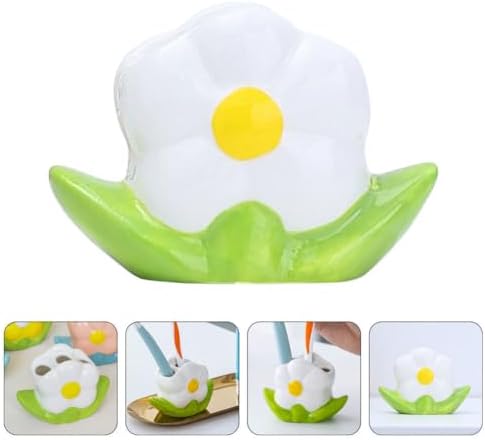Floral Toothbrush Pen Organizer