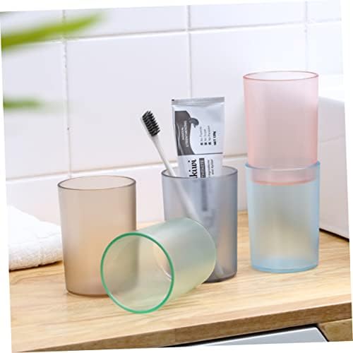 SHOWERORO Transparent Toothbrush Cup Gargle mug for Adults and Kids