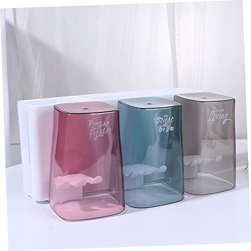 CIIEEO 3 Toothbrush Holder Set White - Mountable Toothpaste Cup Storage Rack