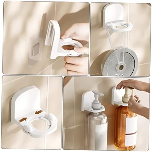 DRESSOOS Wall-Mounted Shampoo Holder Space-Saving Soap Rack