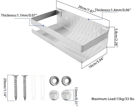 Bathroom Shower Shelf Rust-Resistant