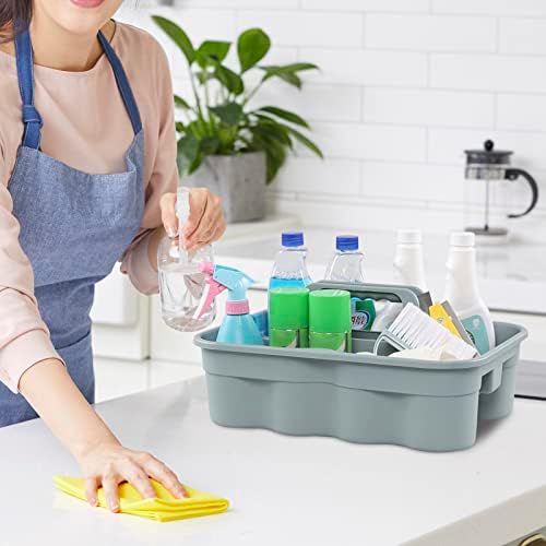 Melontray 6-Pack Plastic Cleaning Supply Caddy with Carry Handle