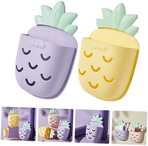 Stylish Pineapple Toothbrush Organizer