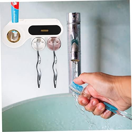 Elegant Wall-Mounted Toothbrush Holder Space-Saving Organizing Rack