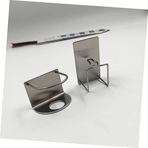 Space-Saving Stainless Steel Toothbrush Holder