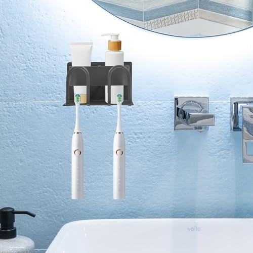 VOSAREA Space-Saving Wall-Mounted Toothbrush Holder