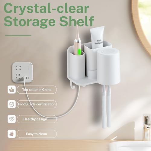 Include 2025 New Razor Toothbrush Organizer for Bathroom