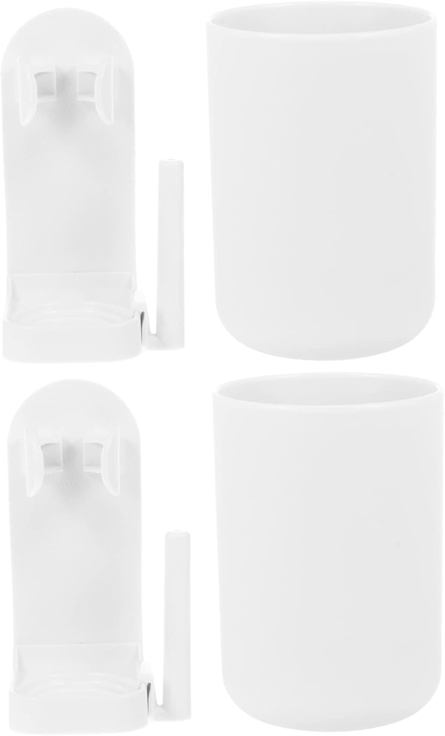 Healifty Wall Mounted Electric Toothbrush Holder with Adjustable Clamps