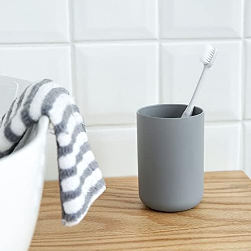 Arc Shaped Brushing Cup Without Handle White