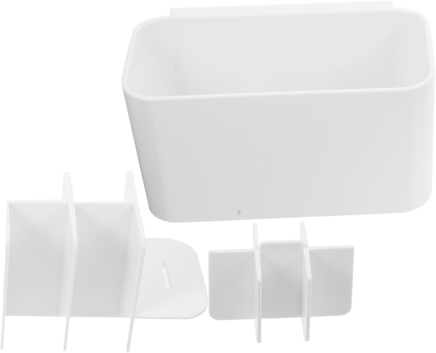 Anneome Nail Design Toothbrush Holder White Bathroom Organizer