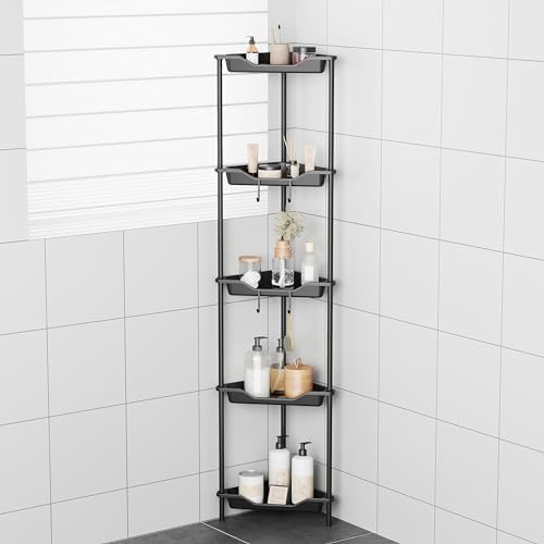 ODesign 5 Tier Floor Standing Corner Shower Caddy