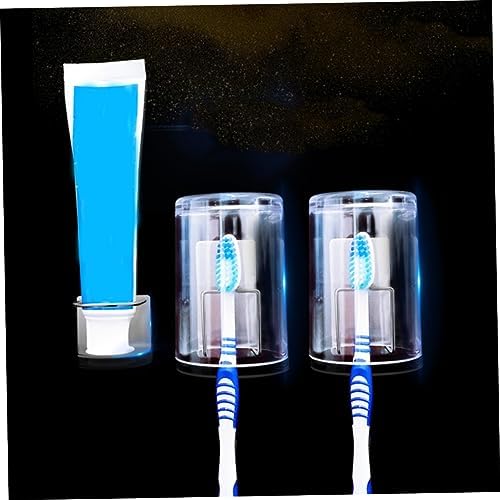 Space-Saving Stainless Steel Toothbrush Holder