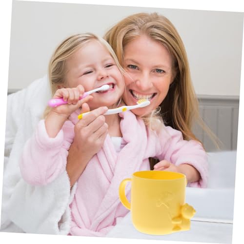 Gleavi Practical 2-Pack Kids Toothbrush Cup Cartoon Design