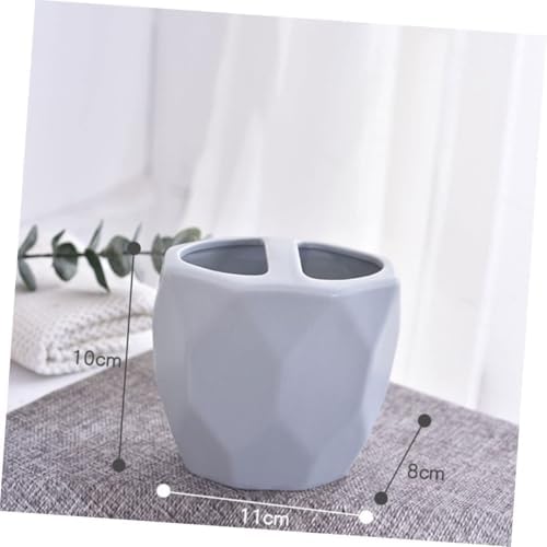 Elegant Ceramic Artistic Toothbrush Holder Modern Design Practical Stylish for your Bathroom