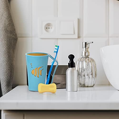 Healifty Travel Toothbrush Tumbler Set