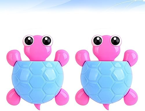 Zerodeko 2PCS Cute Turtle Toothbrush Holder for Adults Kids