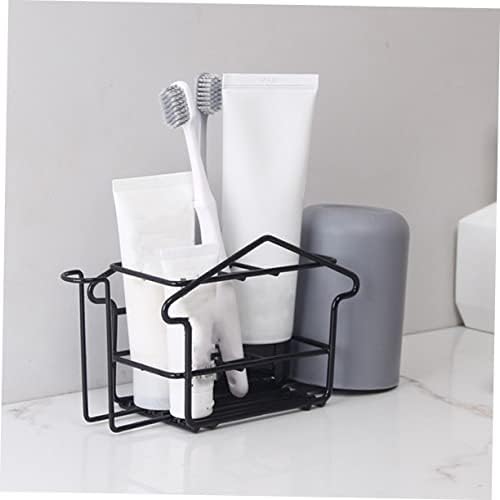Ciieeo Wall Mounted Toothbrush Holder Shampoo Storage Stand