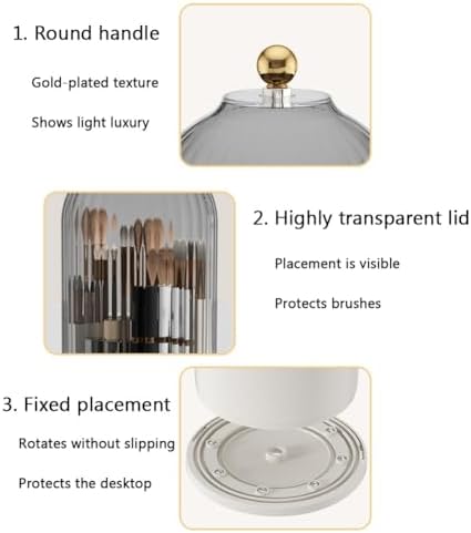 Rotating Toothbrush Organizer