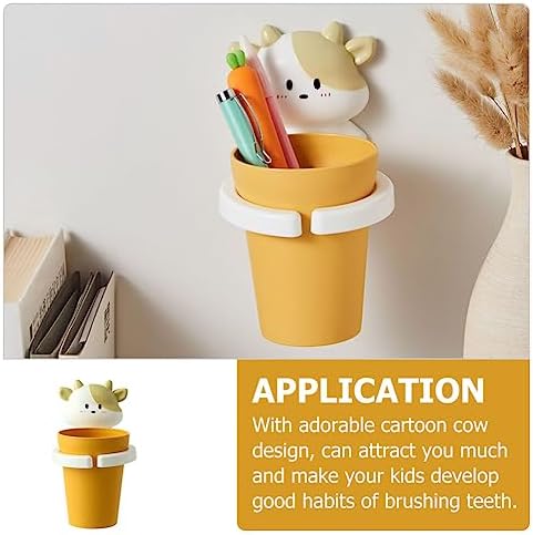 Cartoon Toothbrush Holder and Cup for Kids