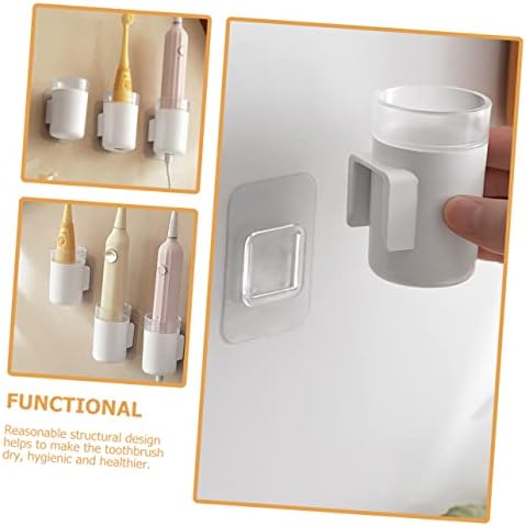 ABOOFAN Wall-Mounted Electric Toothbrush Holder