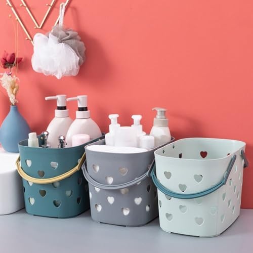 Portable Plastic Storage Basket Shower Tote Organizer Bin