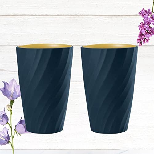 Cabinet-friendly 2-Piece Toothbrush Holder