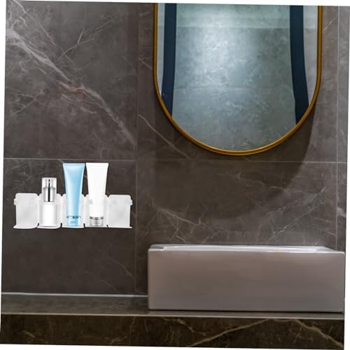 Luxshiny Wall Mounted Shower Organizer Multi-Purpose Storage Rack No Drilling