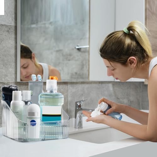 Secure 4 Slot Countertop Toothbrush Holder for Encoding BPA-Free and Durable