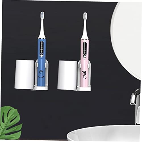 Healifty Wall Mounted Electric Toothbrush Holder with Adjustable Clamps