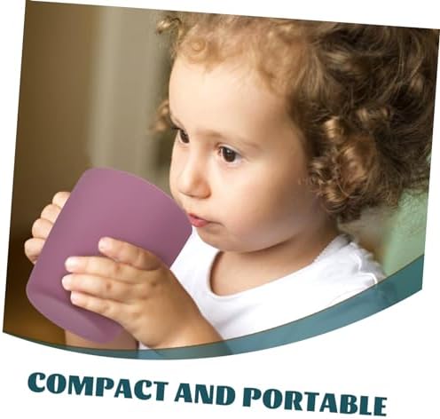 KOMBIUDABathroom Toothbrush Cups Silicone Sturdy Easy to Use