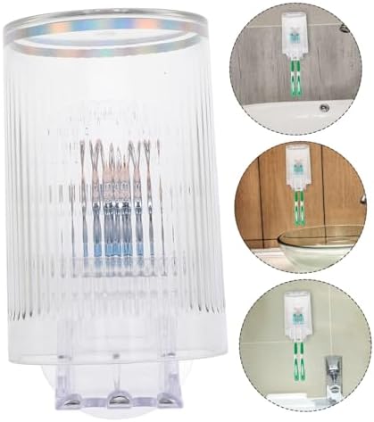 Unomor Wall-Mounted Boy Girl Toothbrush Holder with Rabbit Design 1