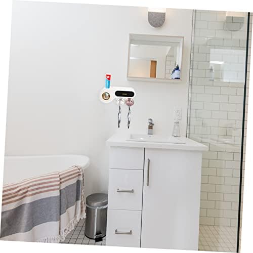 Elegant Wall-Mounted Toothbrush Holder Space-Saving Organizing Rack