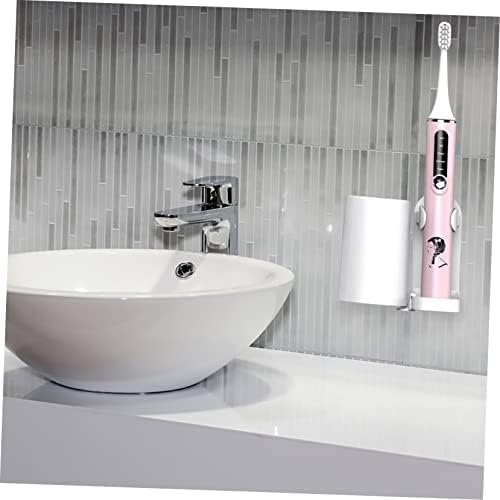 Healifty Wall Mounted Electric Toothbrush Holder with Adjustable Clamps