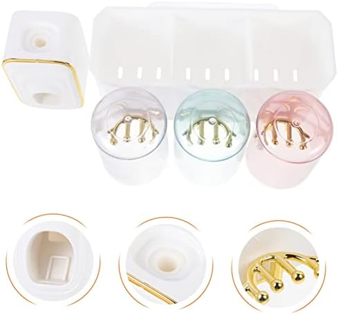 Space-Saving Wall Mounted Toothbrush Paste Organizer