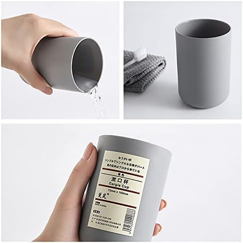 Stylish White Toothbrush Holder Drink Cup